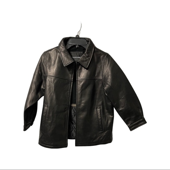 Classic Black Leather Jacket - Picture 4 of 13